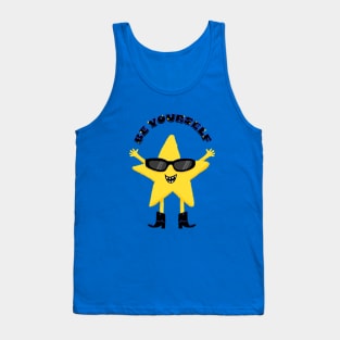 Be yourself Cute and Cool Star Tank Top